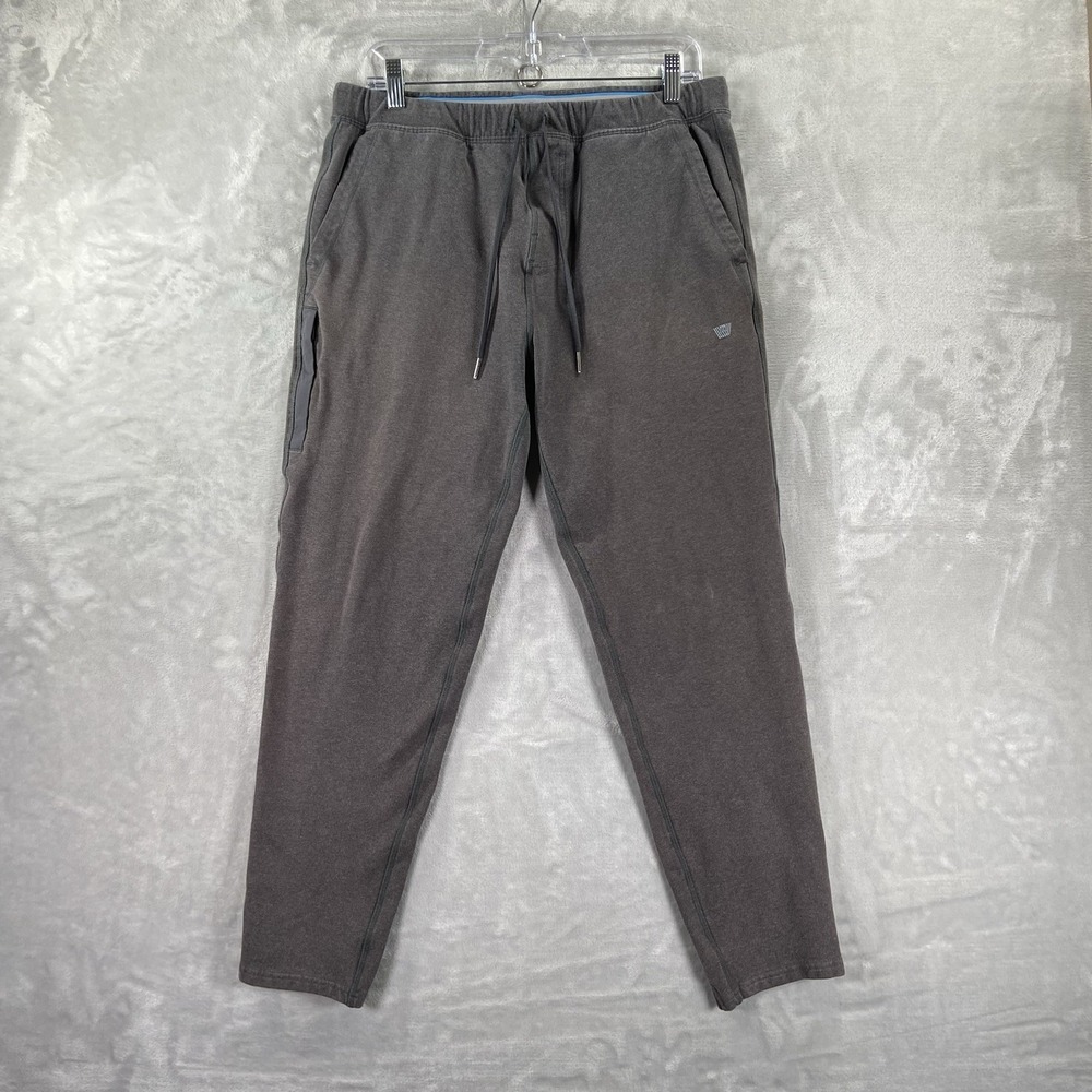 Mack Weldon Sweatpants men's Large 27" Inseam ACE Jogger Tapered Fit Drawstring